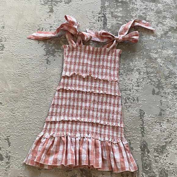 Mable Dresses & Skirts - MABLE Pink and White Striped Summer Dress